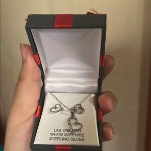 Sterling Silver Heart Pendant Necklace